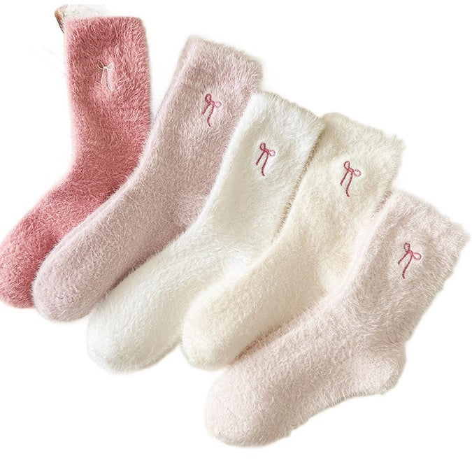 Mink-wool Cozy Socks Set